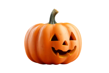 Happy jack o lantern with smiling face design