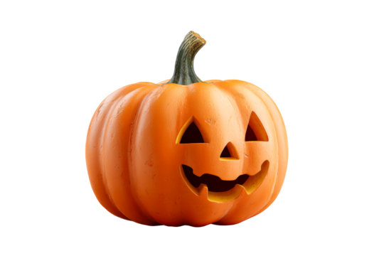 Happy jack o lantern with smiling face design