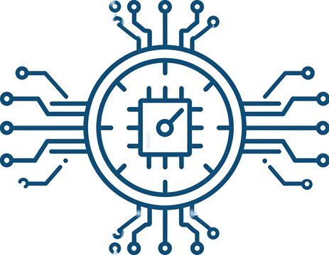 Circuit clock icon