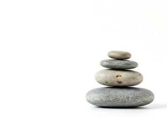 Stack of Balanced Stones A Calm and Peaceful Image for Meditation and Relaxation
