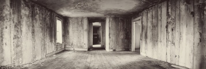 Abandoned Interior Hallway