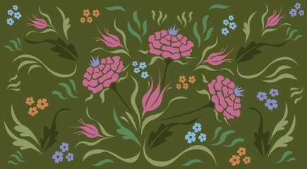 Abstract  pattern. Creative collage contemporary seamless pattern