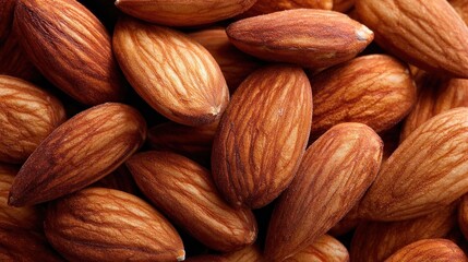 Fototapeta premium Closeup of almonds