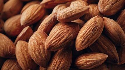 Fototapeta premium Closeup almond texture image