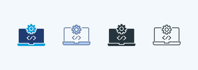 Computer Software Multiple Style Icon Collection