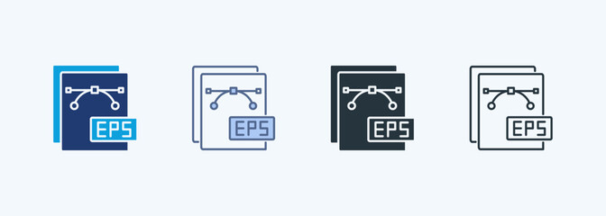 Eps File Multiple Style Icon Collection