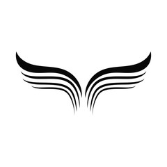 Wing logo template vector icon