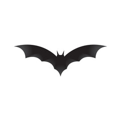 bat vector icon logo template