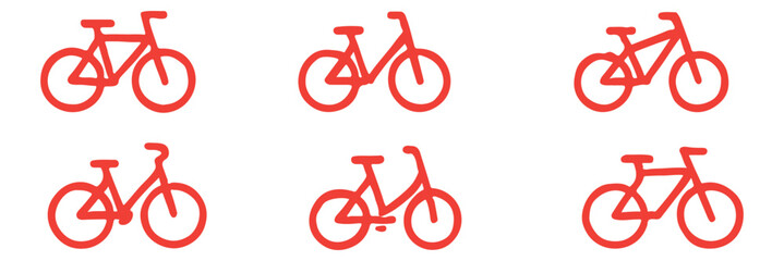riding bicycle icon isolated sign symbol, vector flat black trendy style illustration for web and app..eps