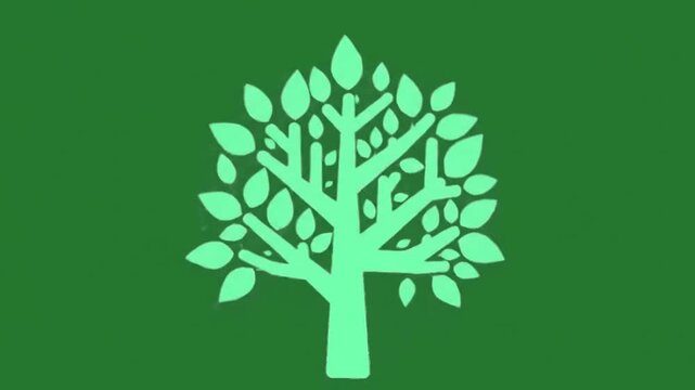 An abstract representation of a tall, slender object with a vibrant, luminous appearance, set against a solid, uniform background, creating a sense of visual simplicity.