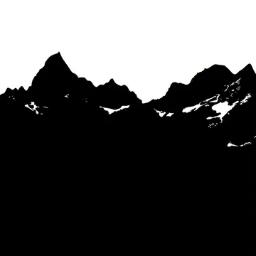 gobo texture shadows sharp ridge outlines in pure monochrome seamless stencil design