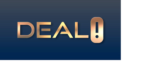 Testo DEAL con colore e sfondo variabile