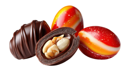 Gourmet Chocolate Delights: Indulge in the exquisite beauty and decadent allure of gourmet chocolates. Each piece, a work of art, promises an unforgettable sensory experience.