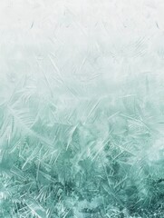 Seamless gradient from mint green to silver delicate frost texture overlay minimalist winter backdrop  raw
