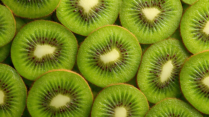 Bright green kiwi slices add vibrant color and unique texture, perfect for refreshing dishes
