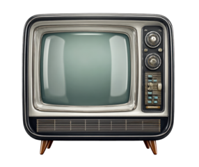 Retro television, vintage style