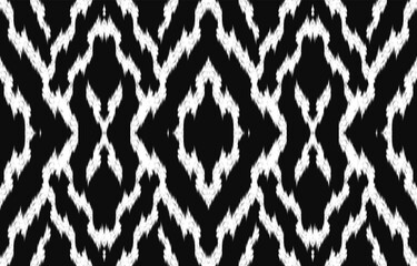 Ethnic abstract ikat art. Aztec ornament print. geometric ethnic pattern seamless  color oriental.  Design for background ,curtain, carpet, wallpaper, clothing, wrapping, Batik, vector illustration.