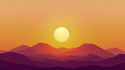soft sunset gradient background with orange pink fade