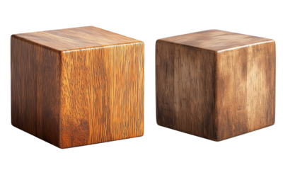Stylish wooden cubes for modern bedroom decor home interior furniture design contemporary style aesthetic viewpoint
