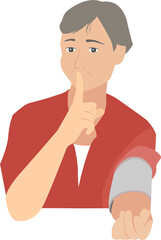 Patient Resting Quietly Before Blood Pressure Measurement