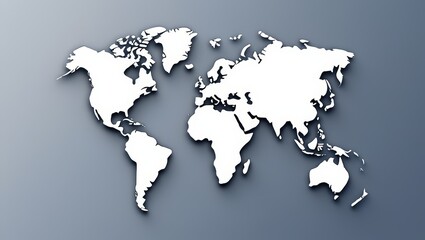 World map illustration vector graphic design for travel business and education use