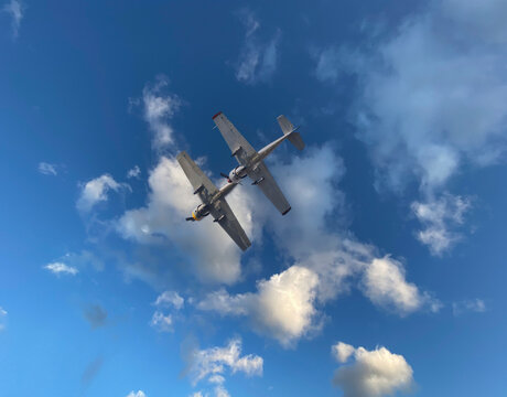acrobatic airplane during a airshow