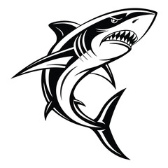 Tribal Shark Tattoo Design