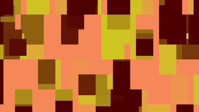 Beautiful, charming, colorful alternating checkered pattern background. 3D animation