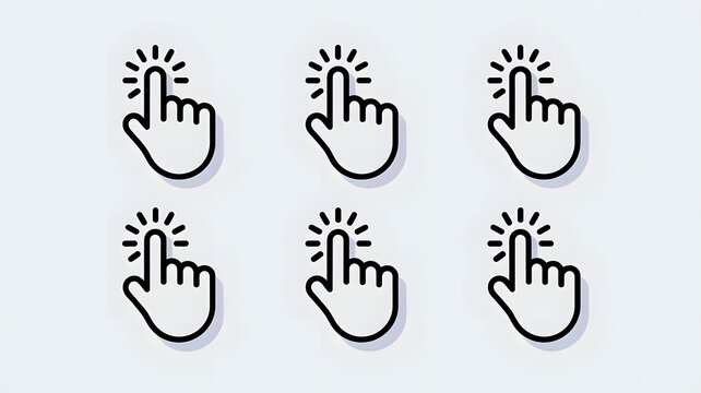 A hand pointing at the light