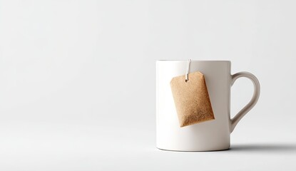 Simple white mug with tea bag (1)