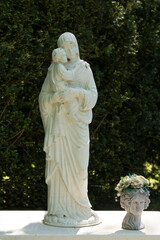 Friedhof, Grabstein, Statue	

