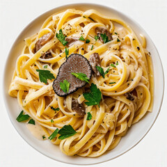 spaghetti with pesto sauce