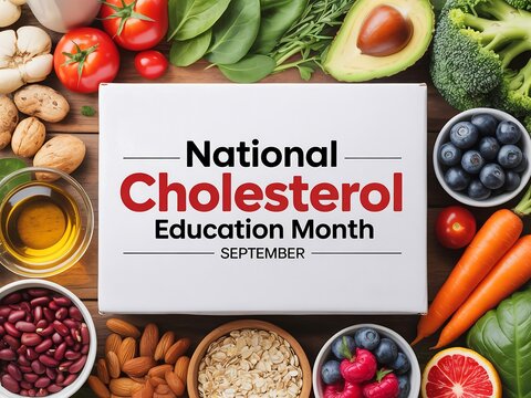 Celebrate national cholesterol education month with a heart healthy diet of fresh fruits vegetables and nuts