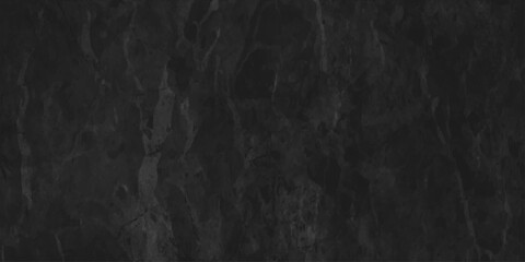 Naklejka premium Abstract black wall texture for pattern background, well use as back drop black gradient frame, dirty dark raw cement wall texture and background, wide panorama picture black wall texture.
