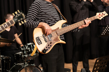 man playing guitar