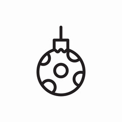icon vector garlands christmas tree balls