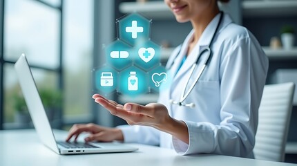 Digital healthcare innovation and smart medical technology 