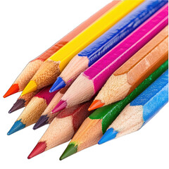 Close-up of colorful pencils.  