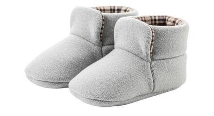 Isolated Pair of Baby Booties
