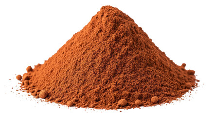 Isolated Cocoa Powder Pile