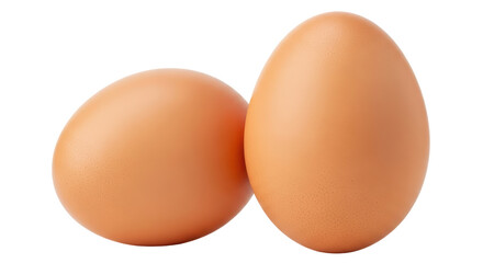 Isolated Two Eggs