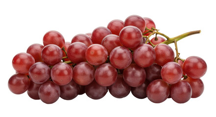 Isolated Red Grapes