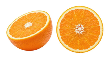 Isolated Orange Slice