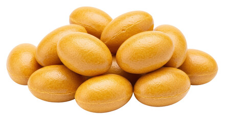 Isolated Pile of Peanut Candies