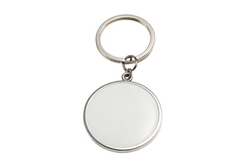 Blank round metal keychain for personalized engraving or custom design gift accessory item