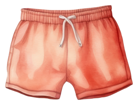 PNG Swimming clothes two pieces shorts undergarment underpants.