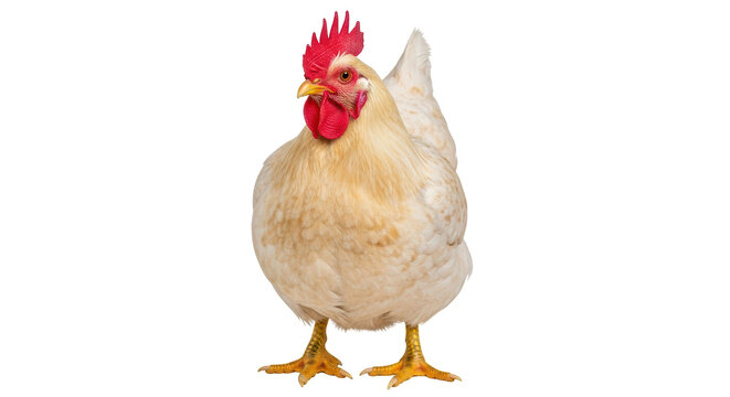 Isolated White Chicken