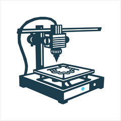3D Printer Nanotechnology Micro Scale Illustration Nanotech 3D Printer Micro scale nozzle 