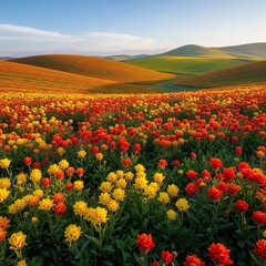 Fototapeta premium field of flowers
