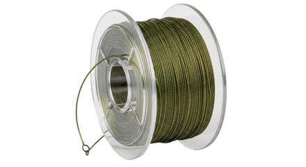 Isolated Fishing Line Spool